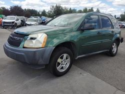 Salvage cars for sale at Woodburn, OR auction: 2005 Chevrolet Equinox LS