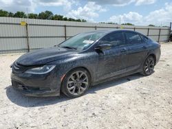 Salvage cars for sale at New Braunfels, TX auction: 2015 Chrysler 200 S