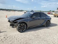 Salvage cars for sale from Copart Houston, TX: 2023 Lexus IS 350 F Sport Design