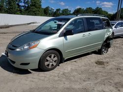 Salvage cars for sale at Seaford, DE auction: 2007 Toyota Sienna CE