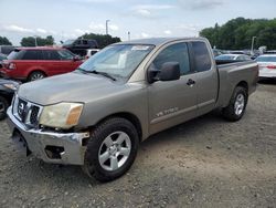 Salvage trucks for sale at East Granby, CT auction: 2007 Nissan Titan XE