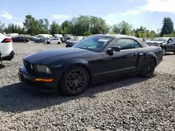 Ford salvage cars for sale: 2007 Ford Mustang GT