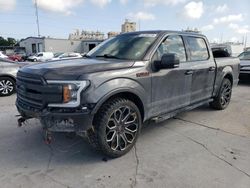 Ford salvage cars for sale: 2018 Ford F150 Supercrew