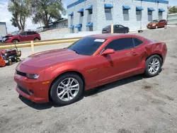 Chevrolet salvage cars for sale: 2015 Chevrolet Camaro LT