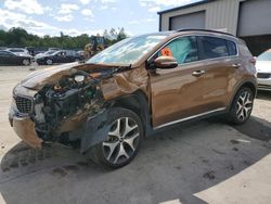 Salvage cars for sale at Duryea, PA auction: 2019 KIA Sportage SX