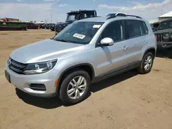 Salvage cars for sale at Brighton, CO auction: 2016 Volkswagen Tiguan S