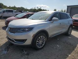 Salvage cars for sale at Duryea, PA auction: 2016 Lincoln MKX Select