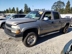 Salvage cars for sale at Graham, WA auction: 2002 Chevrolet Silverado K2500 Heavy Duty