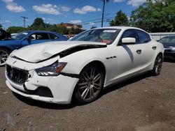 Salvage cars for sale at New Britain, CT auction: 2014 Maserati Ghibli S