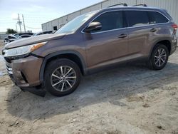 Salvage cars for sale at Jacksonville, FL auction: 2019 Toyota Highlander SE