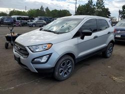 Ford salvage cars for sale: 2022 Ford Ecosport S