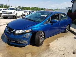 Salvage cars for sale at Louisville, KY auction: 2014 Honda Civic EXL