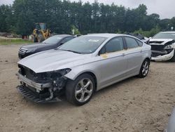 Salvage cars for sale at North Billerica, MA auction: 2015 Ford Fusion SE