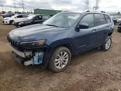 Salvage cars for sale at Elgin, IL auction: 2021 Jeep Cherokee Latitude