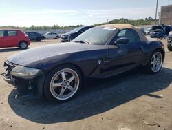 Salvage cars for sale at Fredericksburg, VA auction: 2006 BMW Z4 3.0SI