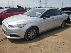 Salvage cars for sale at Elgin, IL auction: 2016 Ford Fusion S