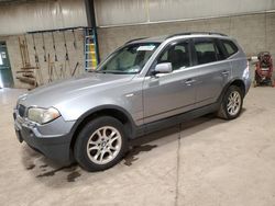 Salvage cars for sale from Copart Chalfont, PA: 2004 BMW X3 2.5I