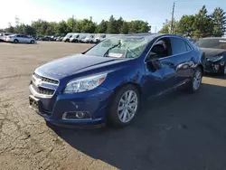 Chevrolet salvage cars for sale: 2013 Chevrolet Malibu 2LT