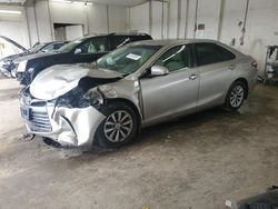 Salvage cars for sale at Madisonville, TN auction: 2017 Toyota Camry LE