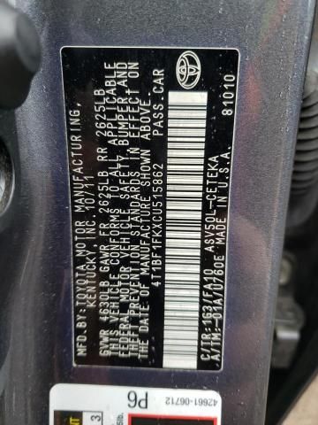 2012 Toyota Camry Base