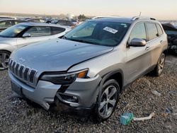 Jeep salvage cars for sale: 2019 Jeep Cherokee Limited