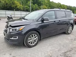 Salvage cars for sale at Hurricane, WV auction: 2021 KIA Sedona LX