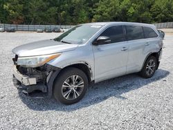 Vehiculos salvage en venta de Copart Gainesville, GA: 2016 Toyota Highlander XLE