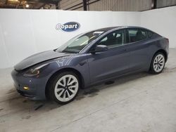 Salvage cars for sale at Jacksonville, FL auction: 2022 Tesla Model 3