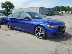 Salvage cars for sale at Duryea, PA auction: 2022 Honda Accord Hybrid Sport