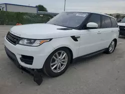 Land Rover salvage cars for sale: 2016 Land Rover Range Rover Sport SE