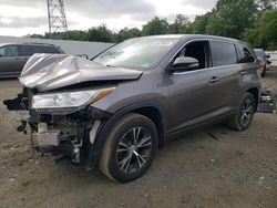 Toyota salvage cars for sale: 2018 Toyota Highlander LE