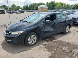 Salvage cars for sale from Copart Chalfont, PA: 2013 Honda Civic LX