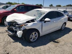 Vehiculos salvage en venta de Copart Sacramento, CA: 2017 Chevrolet Cruze LT