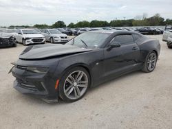 Salvage cars for sale at San Antonio, TX auction: 2017 Chevrolet Camaro LT