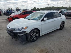 Salvage cars for sale from Copart Indianapolis, IN: 2016 Honda Accord Sport