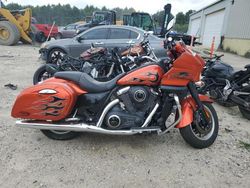 Salvage motorcycles for sale at Hampton, VA auction: 2014 Kawasaki VN1700 K