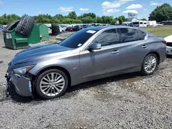 Infiniti salvage cars for sale: 2020 Infiniti Q50 Pure