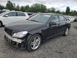 Mercedes-Benz salvage cars for sale: 2012 Mercedes-Benz C 250