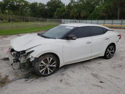 Salvage cars for sale from Copart Fort Pierce, FL: 2016 Nissan Maxima 3.5S