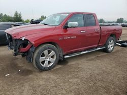 Salvage cars for sale from Copart Bowmanville, ON: 2012 Dodge RAM 1500 SLT