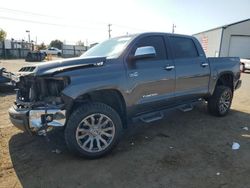 Toyota salvage cars for sale: 2021 Toyota Tundra Crewmax Limited