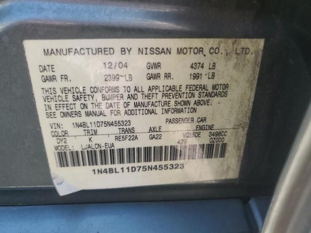 2005 Nissan Altima SE