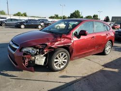 Subaru salvage cars for sale: 2012 Subaru Impreza Premium