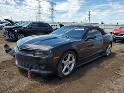 Salvage cars for sale at Elgin, IL auction: 2014 Chevrolet Camaro LT