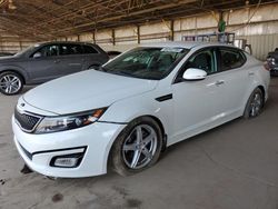 Salvage cars for sale from Copart Phoenix, AZ: 2015 KIA Optima LX