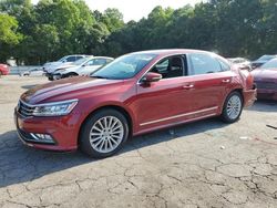 Volkswagen Passat salvage cars for sale: 2016 Volkswagen Passat SE