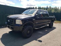 Salvage cars for sale at Arlington, WA auction: 2005 Ford F350 SRW Super Duty