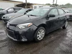 Salvage cars for sale at New Britain, CT auction: 2015 Toyota Corolla L