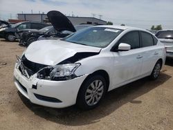 Salvage cars for sale at Elgin, IL auction: 2014 Nissan Sentra S