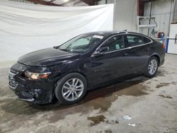 Salvage cars for sale at North Billerica, MA auction: 2018 Chevrolet Malibu LT